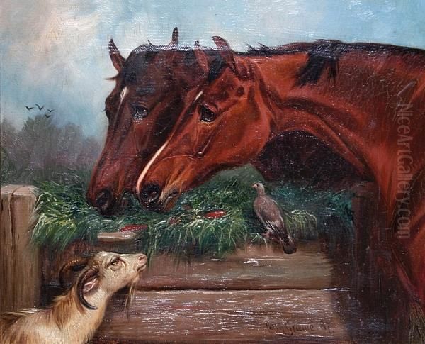 The Best Of Friends Oil Painting by Colin Graeme Roe