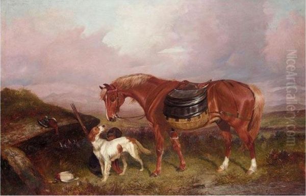 Rest From Hunting Oil Painting by Colin Graeme Roe