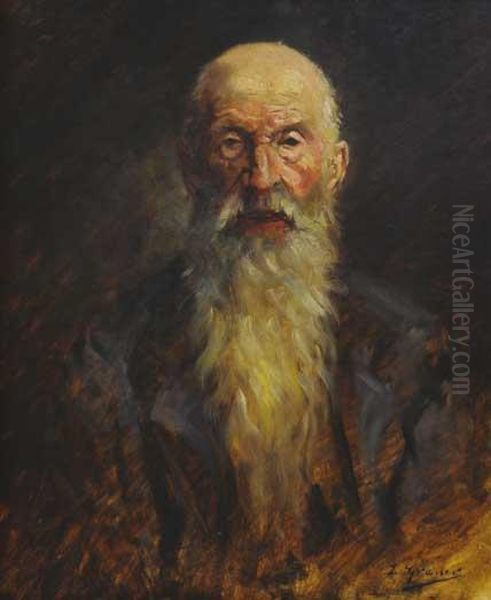 Anciano Oil Painting by Luis Graner Arrufi