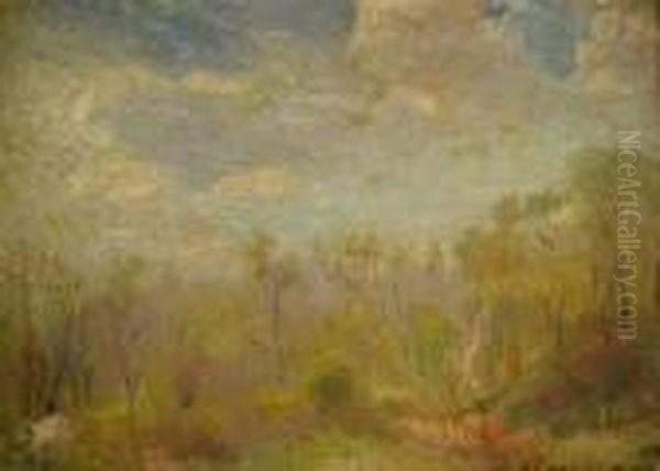 Early Spring Oil Painting by Luis Graner Arrufi