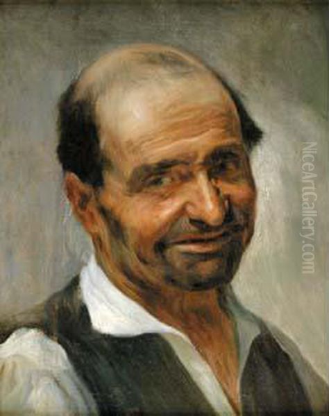 Homme Souriant Oil Painting by Luis Graner Arrufi