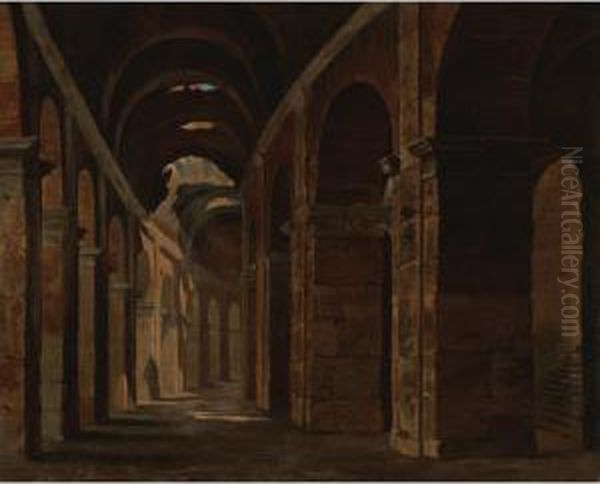 Property From The Estate Of 
Professor Frank Anderson Trapp, To Benefit The National Gallery Of Art 
Acquisitions Fund
 

 
 
 

 
 Interior Of The Colosseum, Rome Oil Painting by Francois-Marius Granet