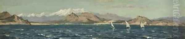 The Gulf of Rosas Oil Painting by Henry Moore