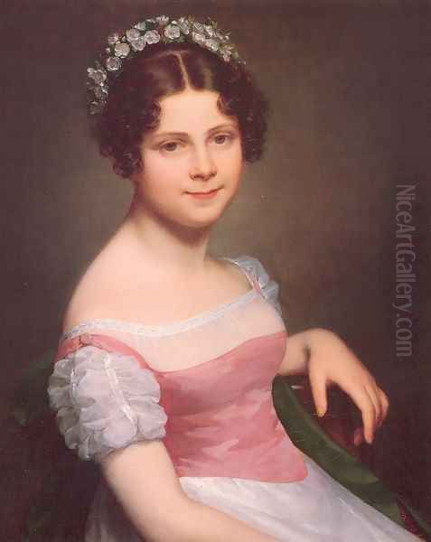 Sophie Fanny Lordon 1820 Oil Painting by Marie-Constance Mayer