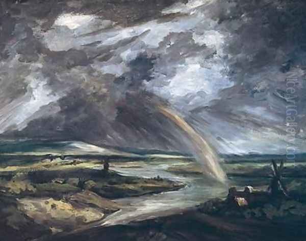 The Storm Oil Painting by Georges Michel