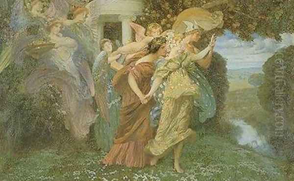 The Marriage of Persephone Oil Painting by Henry Siddons Mowbray