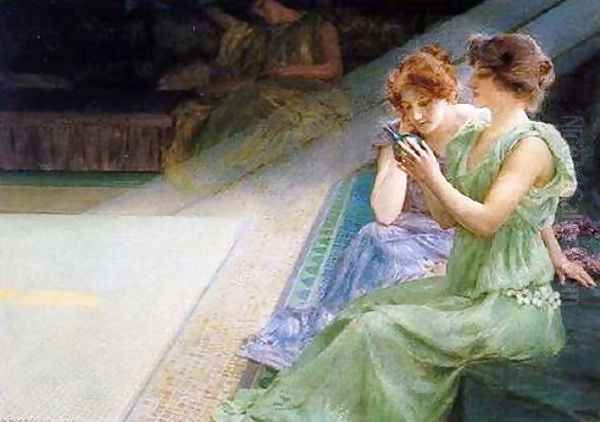 Iridescence Oil Painting by Henry Siddons Mowbray