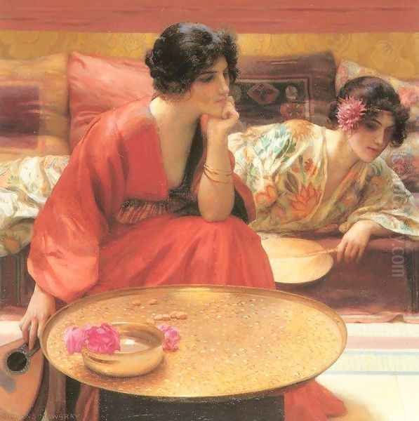 Idle Hours I Oil Painting by Henry Siddons Mowbray