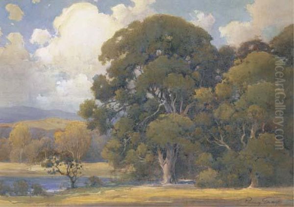 The Large Oak Oil Painting by Percy Gray