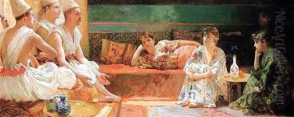 The Calendars Oil Painting by Henry Siddons Mowbray