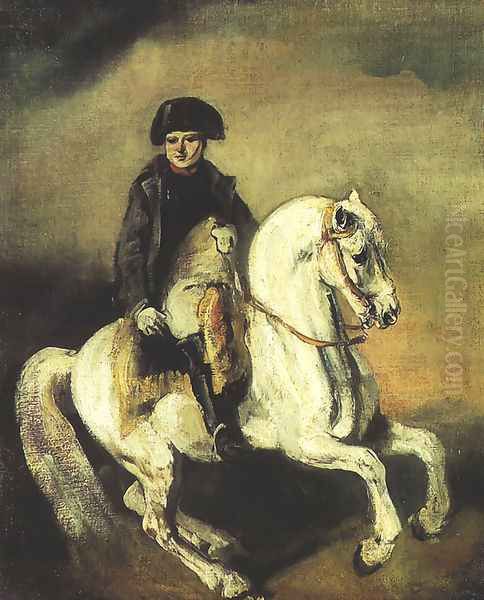 Napoleon on Horseback Oil Painting by Piotr Michalowski