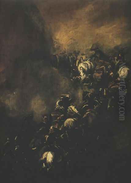 Battle of Somosierra Oil Painting by Piotr Michalowski