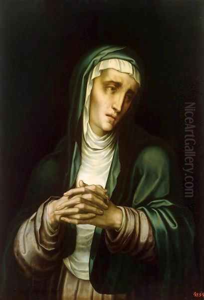 Mater Dolorosa Oil Painting by Luis de Morales