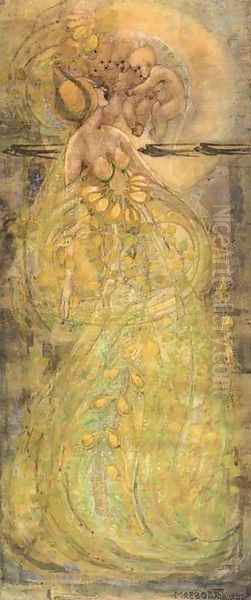 Summer Oil Painting by Margaret Macdonald