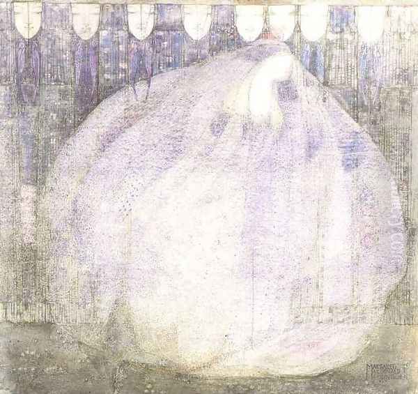 The Mysterious Garden Oil Painting by Margaret Macdonald