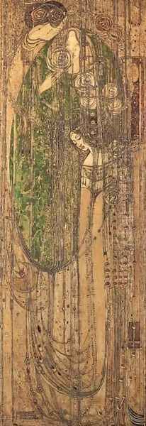 O Ye, All Ye That Walk in Willowwood Oil Painting by Margaret Macdonald