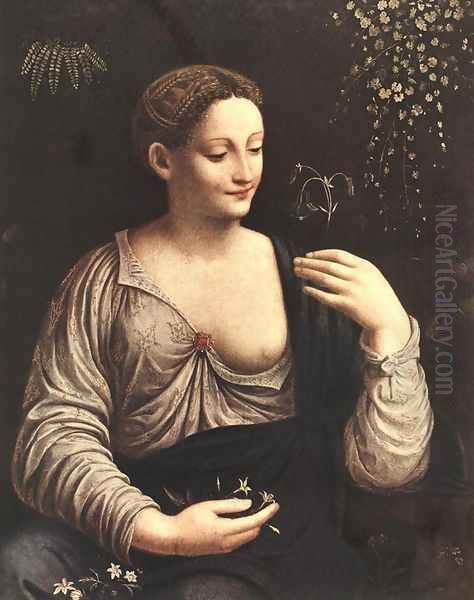 Flora 1517-21 Oil Painting by Francesco Melzi