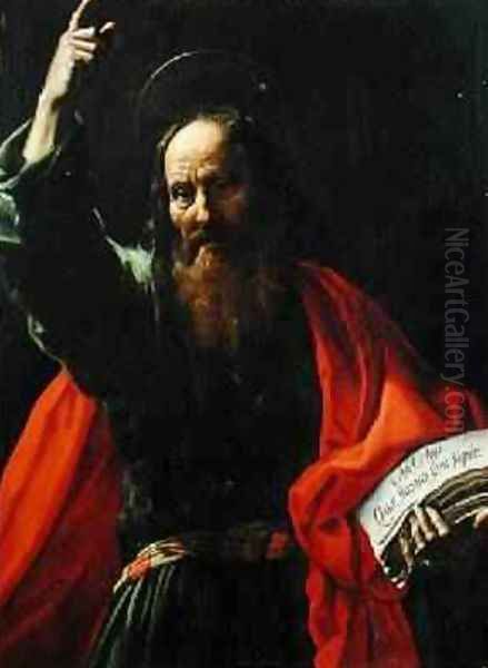 St Paul Oil Painting by Rutilio Manetti