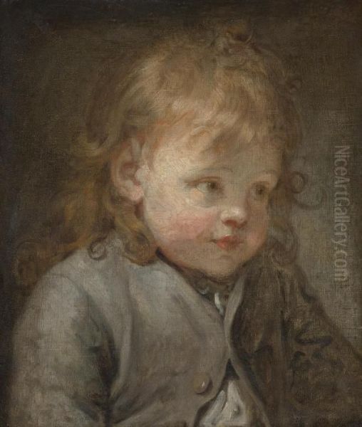 Portrait Of A Young Boy Oil Painting by Jean Baptiste Greuze