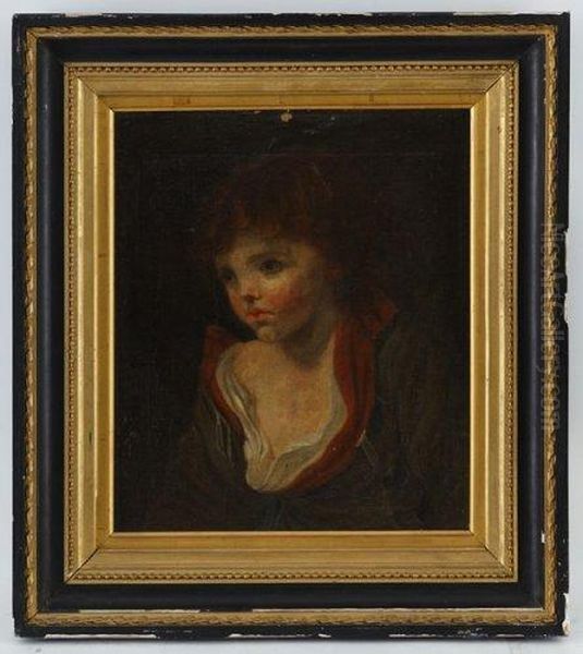 Portrait D'enfant Oil Painting by Jean Baptiste Greuze