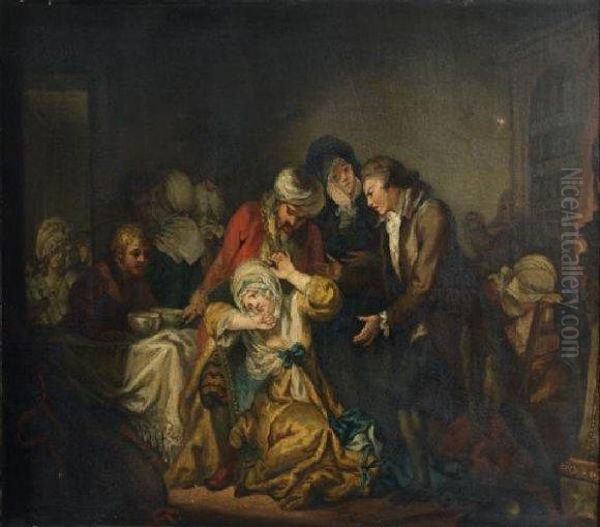 Le Charlatan Oil Painting by Jean Baptiste Greuze