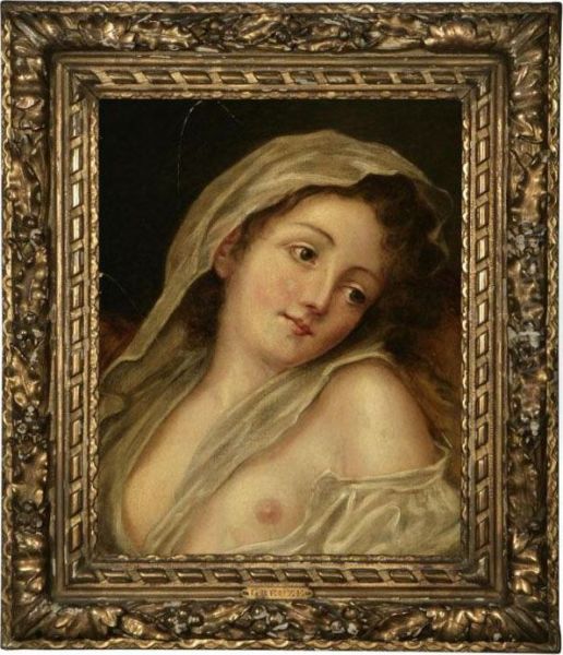 Dreamer Oil Painting by Jean Baptiste Greuze