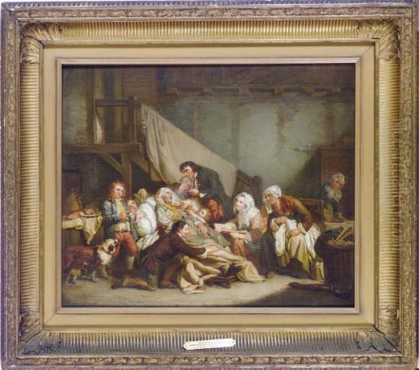 The Paralytic (la Piete Filiale) Oil Painting by Jean Baptiste Greuze