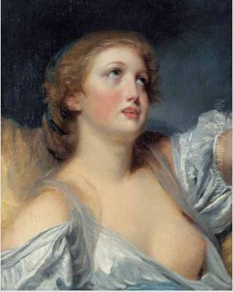 Fanciulla Oil Painting by Jean Baptiste Greuze