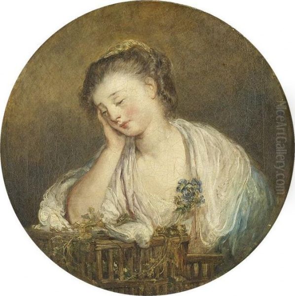 Lost Innocence Oil Painting by Jean Baptiste Greuze