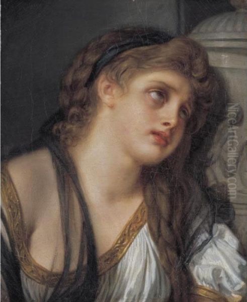 The Inconsolable Widow by Jean Baptiste Greuze