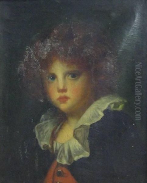 Portrait Of A Boy Oil Painting by Jean Baptiste Greuze