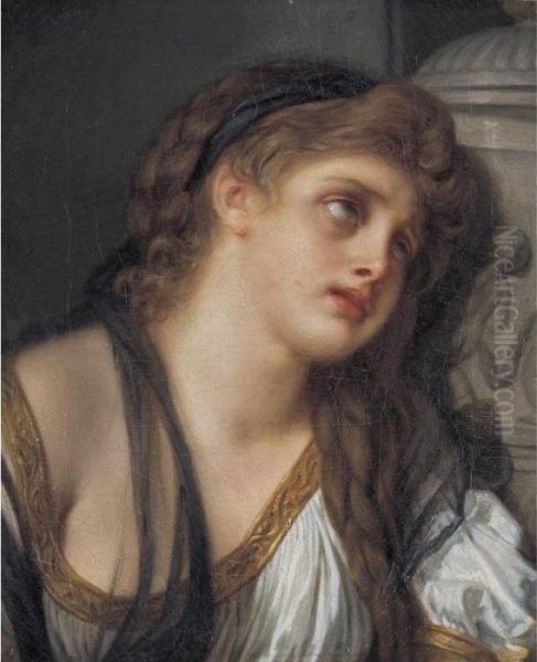 Inconsolable Widow by Jean Baptiste Greuze