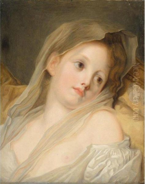 The Dreamer Oil Painting by Jean Baptiste Greuze