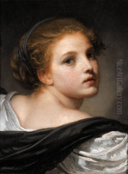 Greuze, J.-b. Oil Painting by Jean Baptiste Greuze