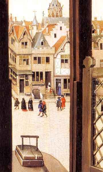 Merode Altarpiece (detail) 6 Oil Painting by Robert Campin