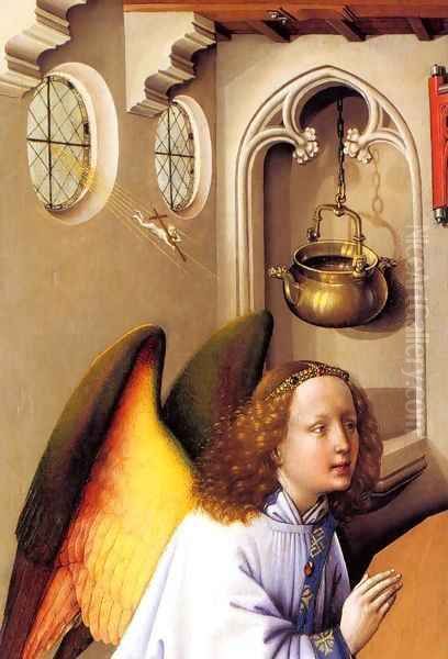 Merode Altarpiece (detail) Oil Painting by Robert Campin