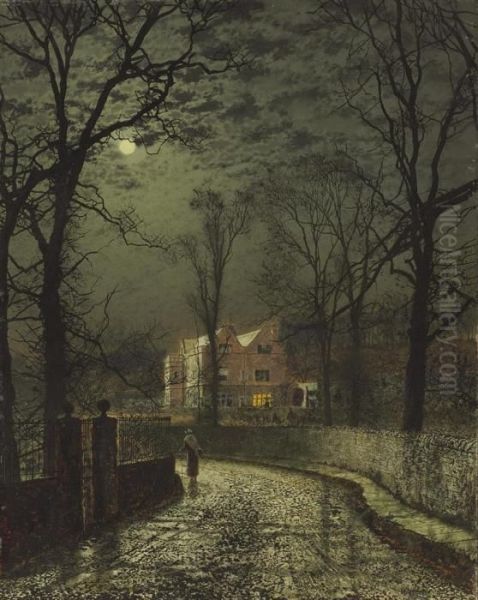 Homeward Bound Oil Painting by John Atkinson Grimshaw