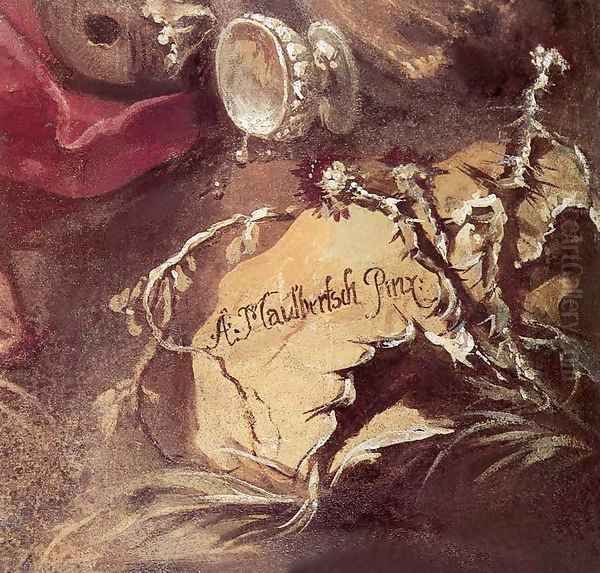 Fresco Detail 1758 Oil Painting by Franz Anton Maulbertsch