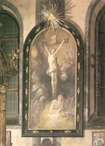 Crucifixion 1772 74 Oil Painting by Franz Anton Maulbertsch