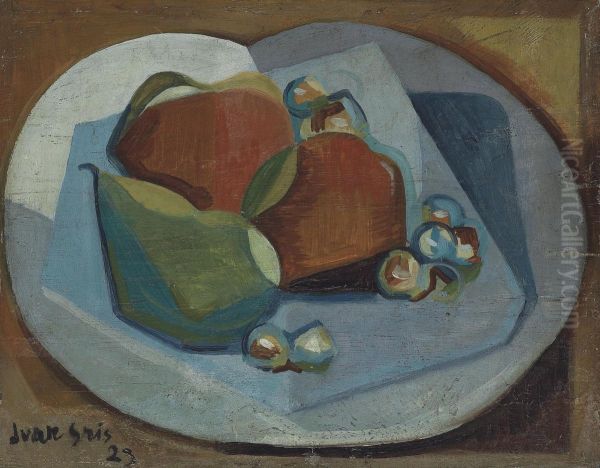 Nature Morte Avec Fruits Oil Painting by Juan Gris