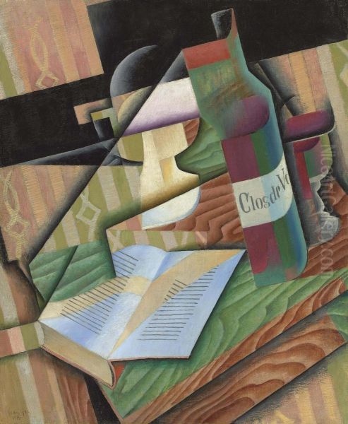 Le Livre Oil Painting by Juan Gris