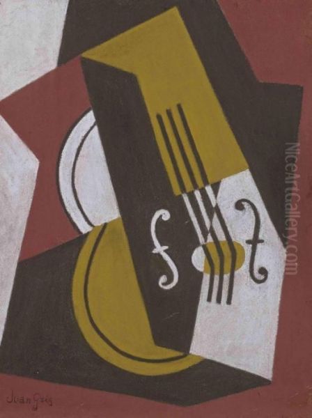 Composition Avec Guitare Oil Painting by Juan Gris