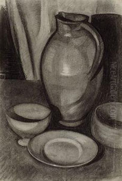 Nature Morte A La Cruche Oil Painting by Juan Gris