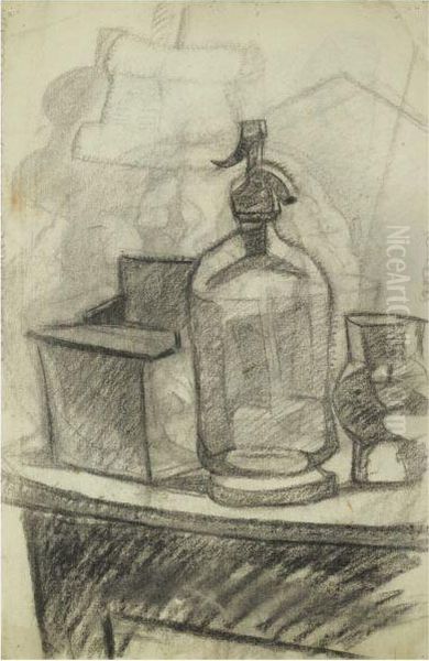 Le Siphon Oil Painting by Juan Gris