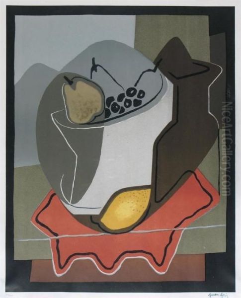 Still Life Oil Painting by Juan Gris