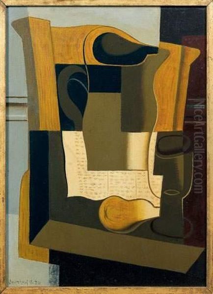 Le Broc Oil Painting by Juan Gris