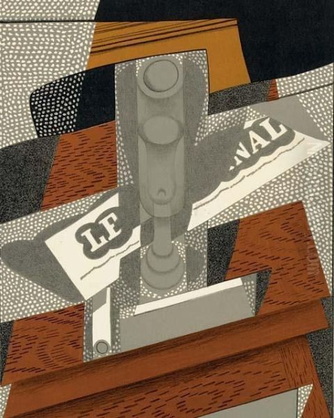 Pierre Reverdy, Au Soleil Du Plafond, Teriade Editeur Oil Painting by Juan Gris