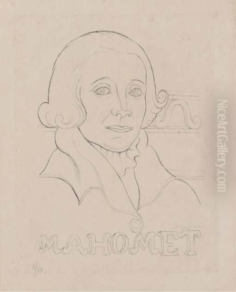 Mahomet Oil Painting by Juan Gris