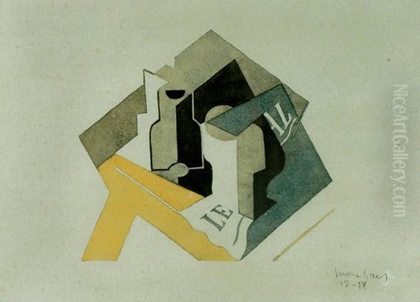 Kompozycja Oil Painting by Juan Gris