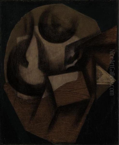 Tasse Oil Painting by Juan Gris